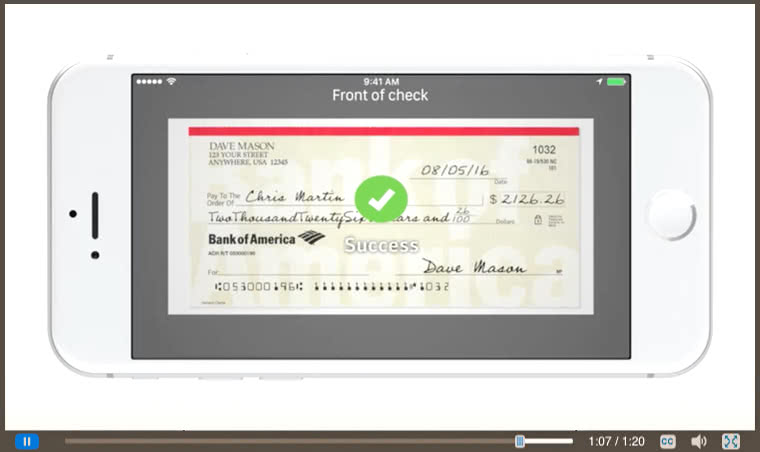 Bank Of America Check Deposit